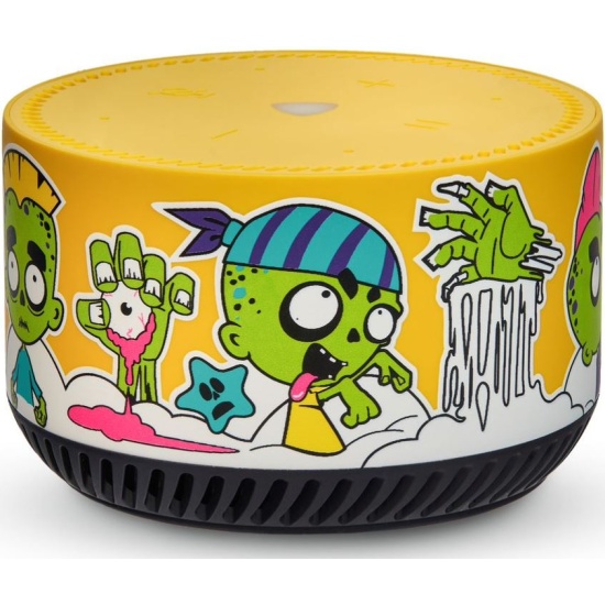 Умная колонка Яндекс. Станция Лайт Желтый Rainbo Zombie