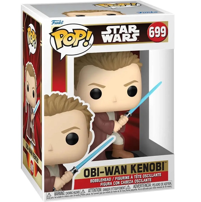 Фигурка Funko POP! Bobble Star Wars Ep 1 TPM 25th Obi-Wan Kenobi (Young) (699) 76018