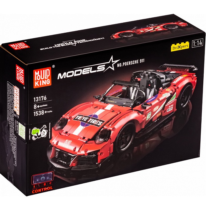 Конструктор MOULD KING 13176 Спорткар Porsche 911