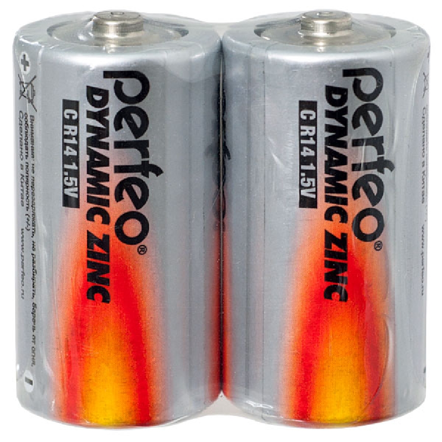 Элемент питания PERFEO R14 Dynamic Zinc BL-2