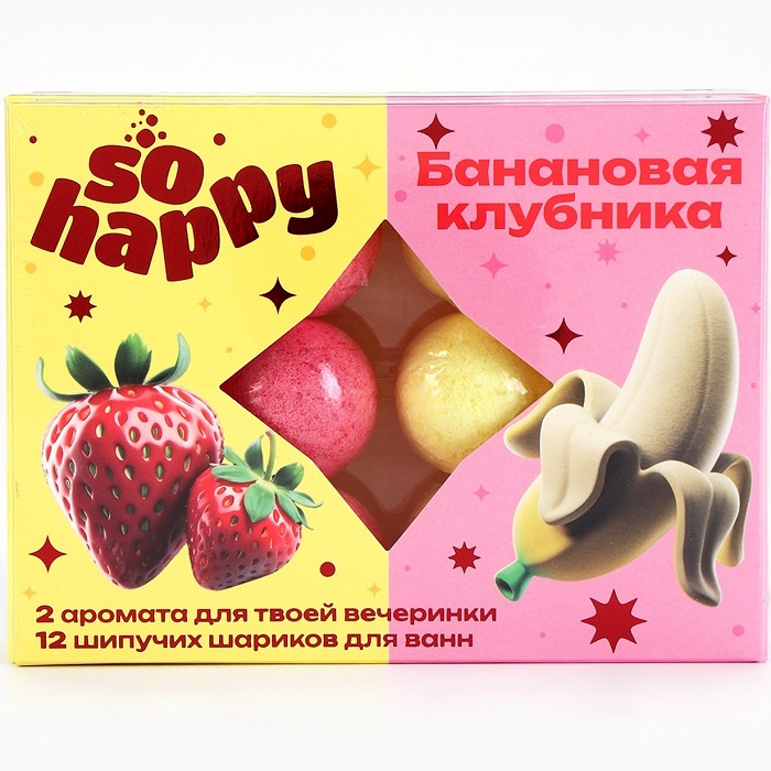 Набор бомбочек для ванн So Happy 12 шт. по 20 г 10861932