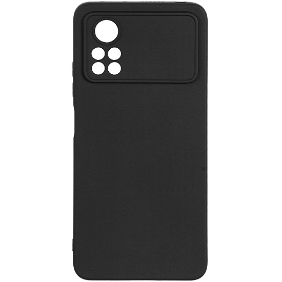 Силиконовый чехол ISA для Xiaomi Poco X4 Pro (5G) TPU матовый черный