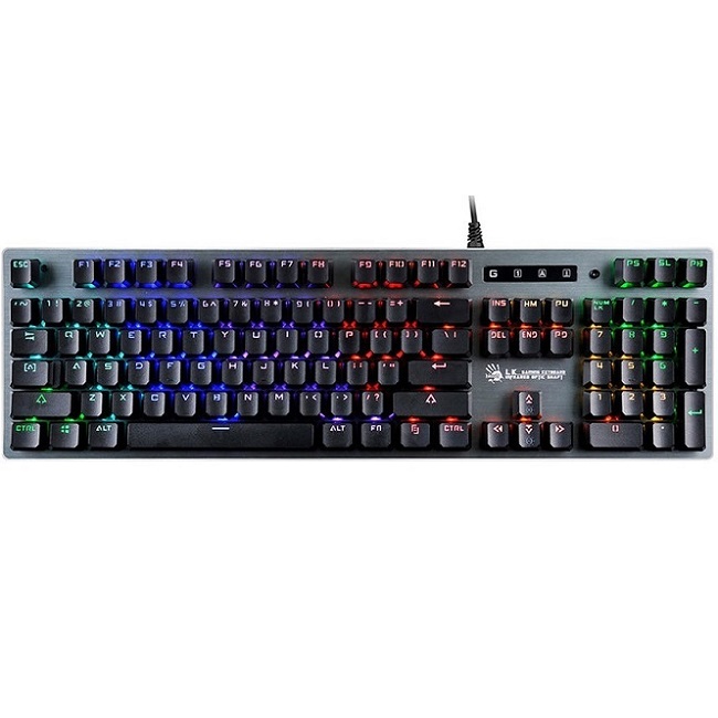 Клавиатура A4TECH Bloody B765 серый, USB