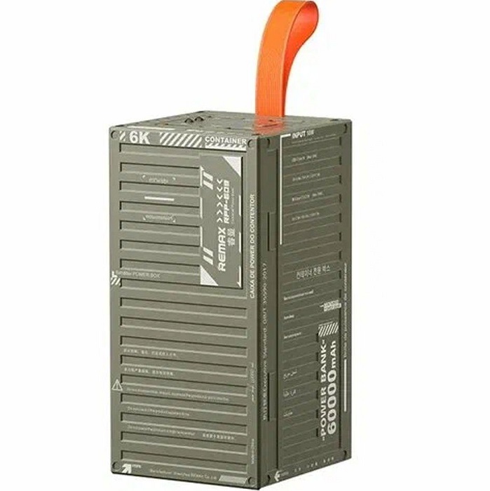 Внешний АКБ REMAX RPP-609 (60000mAh), хаки, 22.5W, PD20W