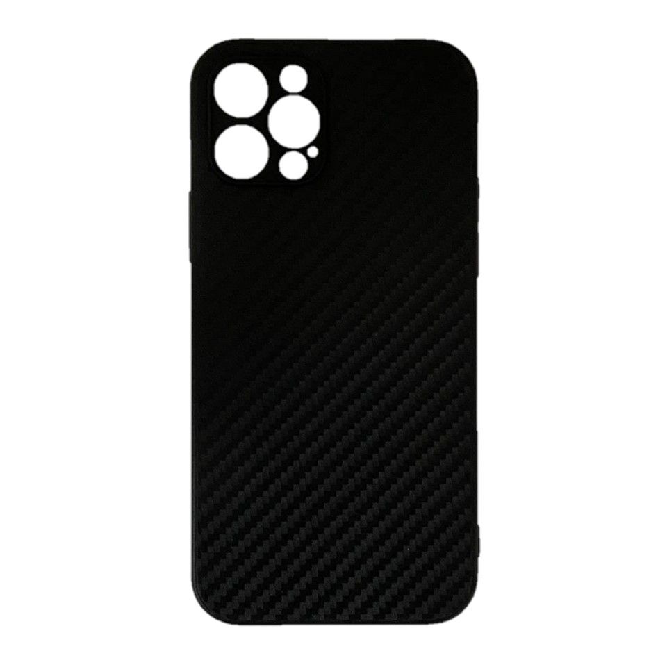 Задняя накладка MOBIS для iPhone 12 Pro имитация карбон
