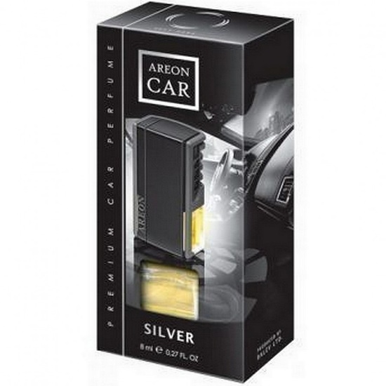 Ароматизатор AREON CAR box BLACK STYLE SILVER