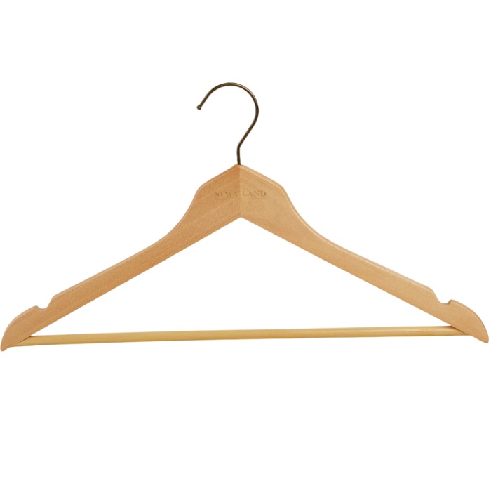 Плечики - вешалки для одежды SL Home, 4 шт, дерево лотос, 44×24,5 см