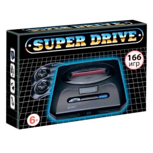 Приставка 16-bit Super Drive Classic (166 вст. игр)