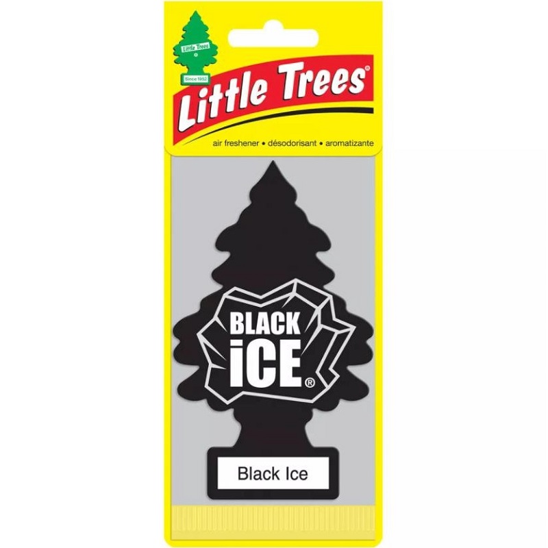 Ароматизатор CAR freshener Черный лед (Black Ice) ЁЛКА подвесной