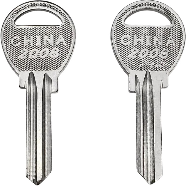 Заготовка ключа U-14D_x_x_U14D_x_ CHINA 2008 КНР