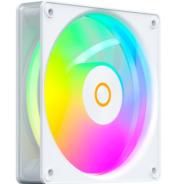 Вентилятор для корпуса Ocypus Gamma F12 Elite WH ARGb, 120x120x25mm, 4-PIN PWM, 600-1800 RPM, 26 DBA MAX, HYDRO BEARING