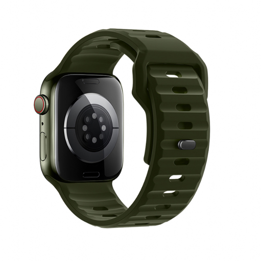 Силиконовый ремешок HOCO WA27 Flexible для APPLE Watch 42/44/45/49mm, зелёный