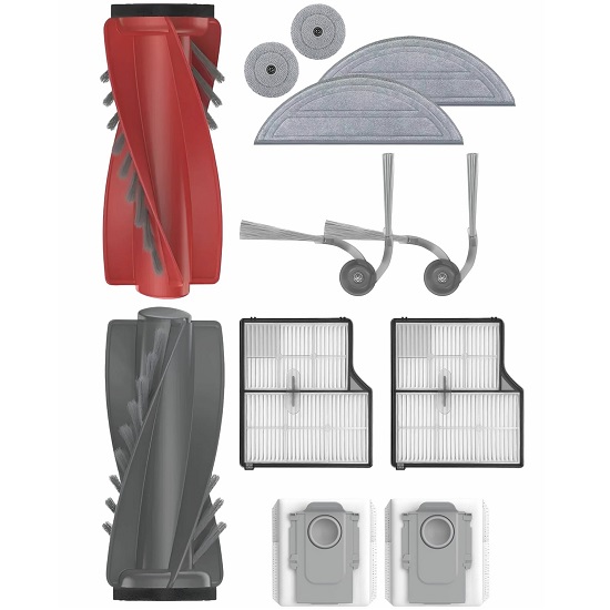 Комплект аксессуаров для робота-пылесоса Roborock S9 MaxV Ultra (фильтры, щетки, мешки для пыли и салфетки тряпки
