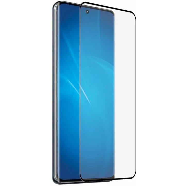 Противоударное стекло DF для Xiaomi Redmi 12 DF xiColor-97 (black)