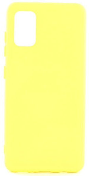 Задняя накладка XIVI для SAMSUNG Galaxy A71 5G, SC, матовая, №41, жёлтый