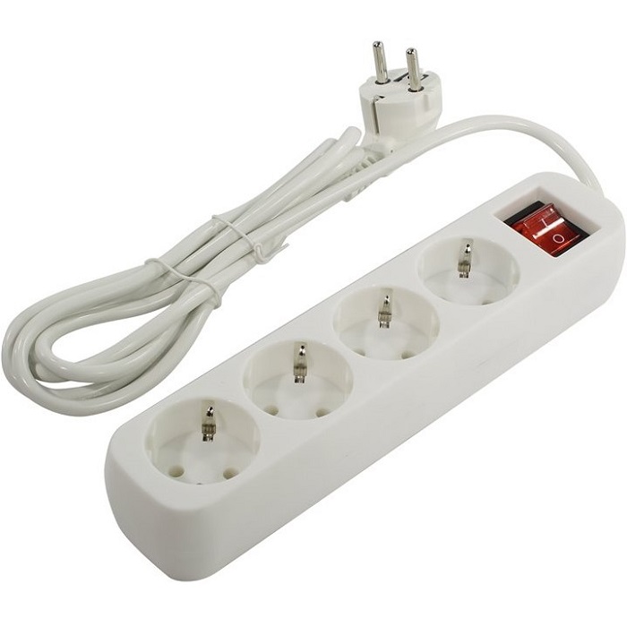 Сетевой удлинитель  1.8м DEFENDER S418 4 розетки