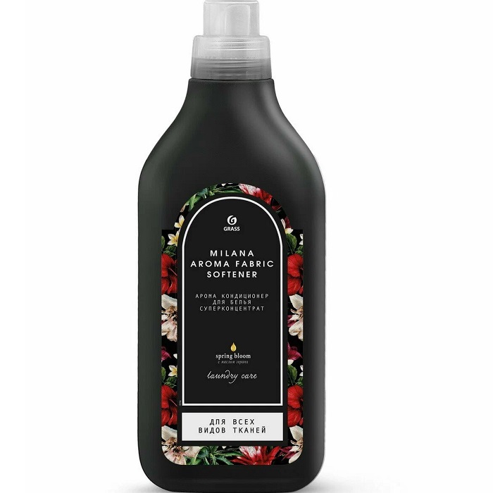 Кондиционер для белья концентрированный GRASS Milana Spring bloom (флакон 1,8 л) 125746