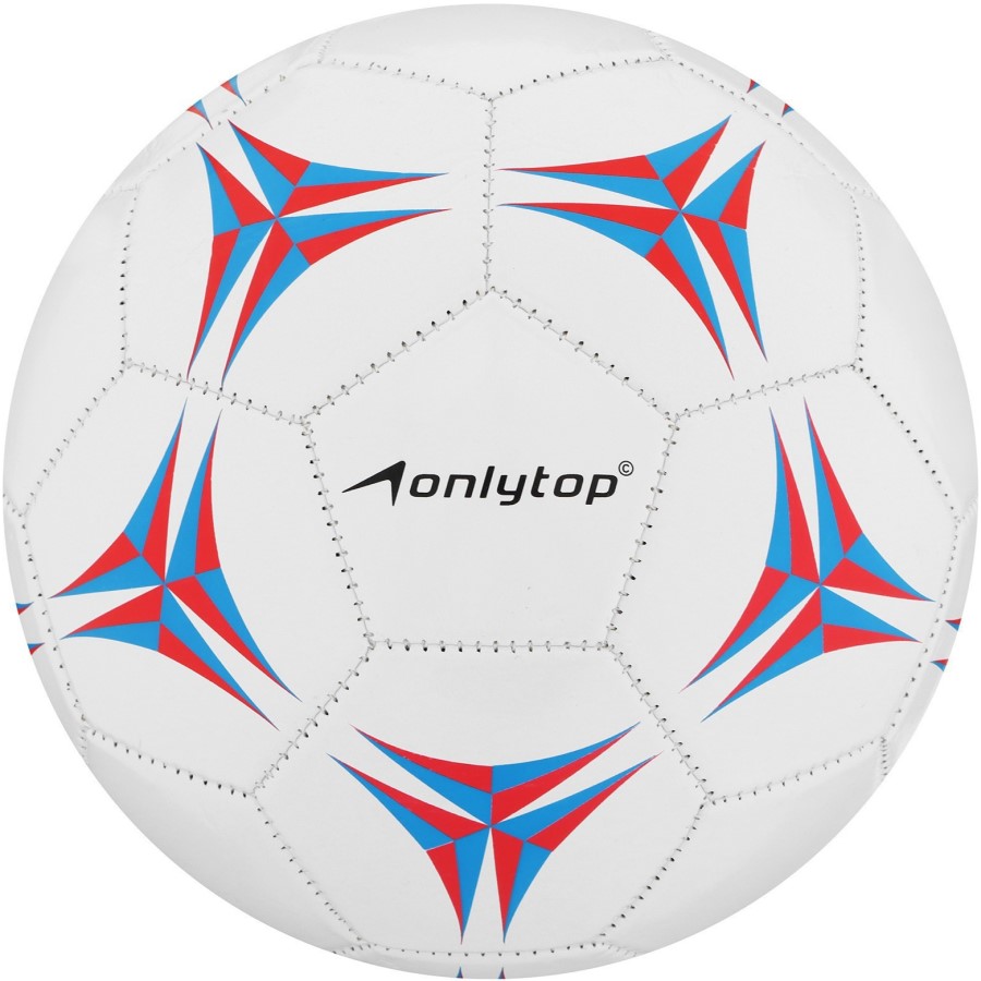 Мяч футбольный ONLYTOP, PVC, машинная сшивка, 32 панели, р. 5 415734