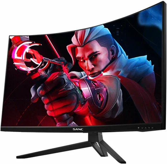 Монитор игровой 31.5'' SANC T980Pro (QHD/ VA/ 165 Hz) изогнутый, черный