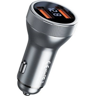 Авто ЗУ 2USB 3.0A 45W REMAX RCC325 серый