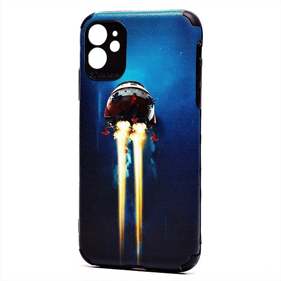 Задняя накладка SC310 для iPhone 11 (004) (black)