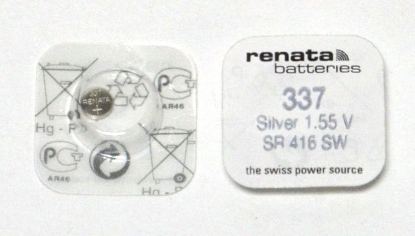 Элемент питания RENATA R337 (SR416SW) BOX-10