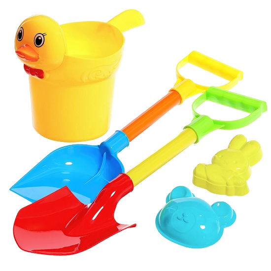 Набор для игры в песке «Песочный утёнок», 5 предметов 10112758