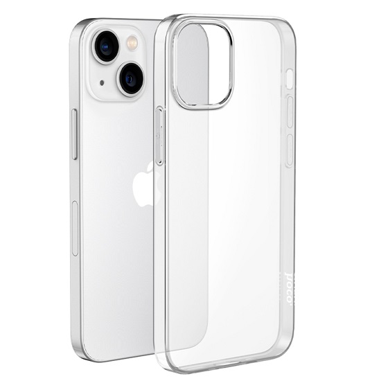Силиконовый чехол HOCO для iPhone 15, AS1, прозрачный