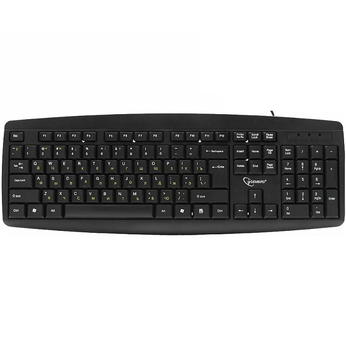 Клавиатура GEMBIRD KB-8351U-BL черная, USB
