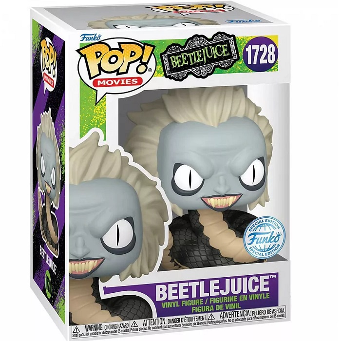 Фигурка Funko POP! Movies Beetlejuice S3 Beetlejuice (Snake) (Exc) (1728) 84491
