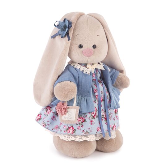 Мягкая игрушка Зайка Ми Голубой василек , 18см (StS-215)