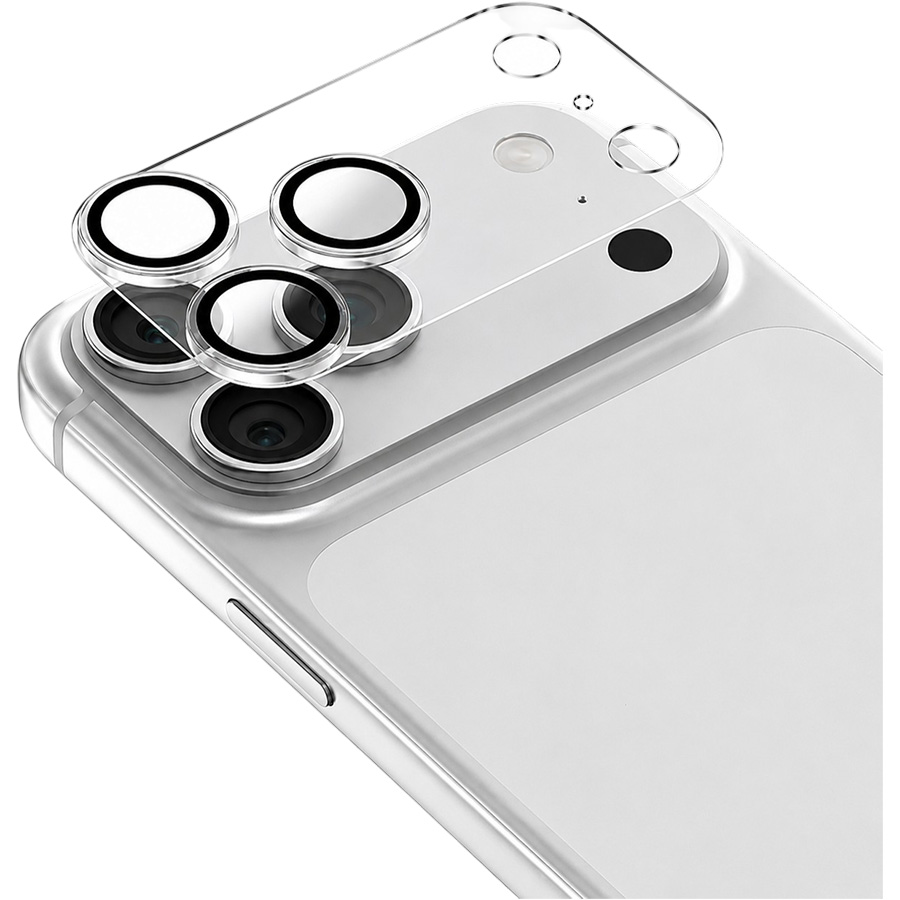 Противоударное стекло для камеры PERSMO FULL GLUE CLEAR CAMERA LENS для iPhone 17 Pro, CLEAR