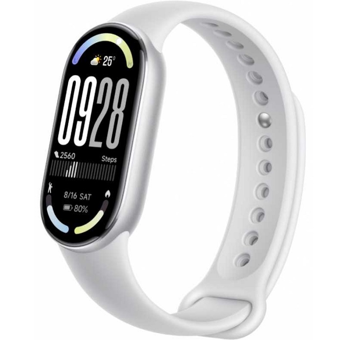 Фитнес-браслет Xiaomi Smart Band 10 серебристый