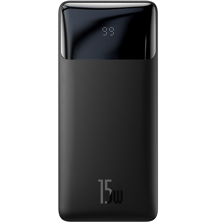 Внешний аккумулятор BASEUS 20000mAh Bipow Digital Display Overseas Edition, черный