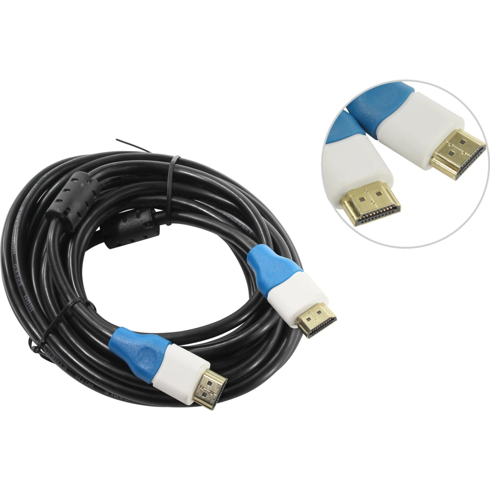 Кабель HDMI <--> HDMI  5.0м SMARTBUY K352 ver.1.4b в пакете