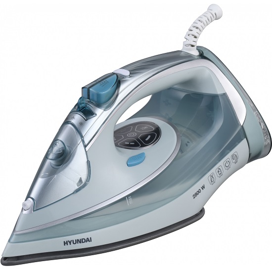 Утюг Hyundai H-SI01340 голубой/белый