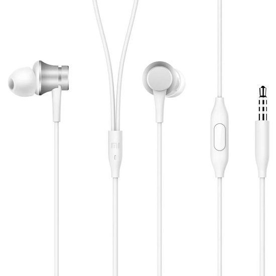 Наушники XIAOMI Mi In-Ear Headphones Basic Silver (ZBW4355TY)