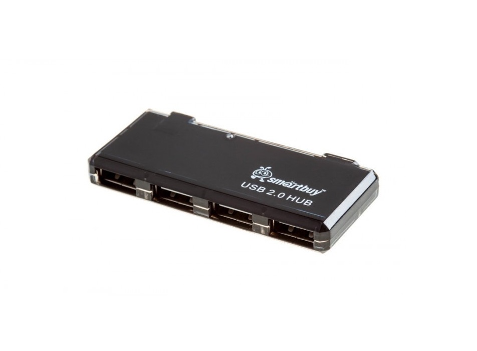 USB-Хаб SMARTBUY (SBHA-6110-K) черный, 4 порта
