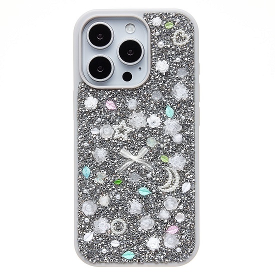 Задняя накладка PC097 POSH SHINE для iPhone 16 Pro (white) (237459)