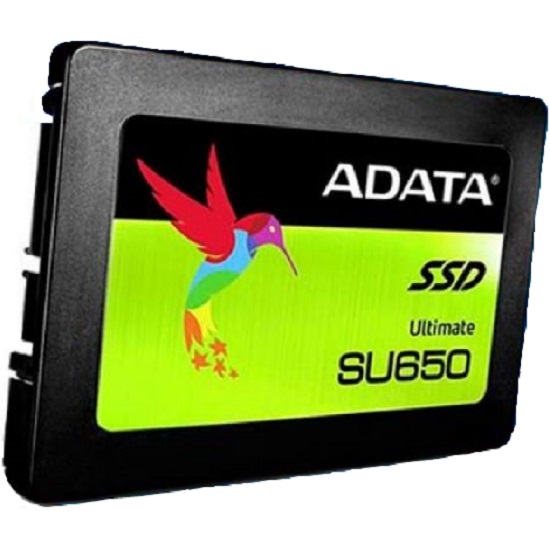 Накопитель SSD 2.5" 240Gb A-Data SU 650 Ultimate ,SATA-III, R/W - 520/320 MB/s, 2.5", Silicon Motion, TLC 3D NAND (AP240GAS340G-1)