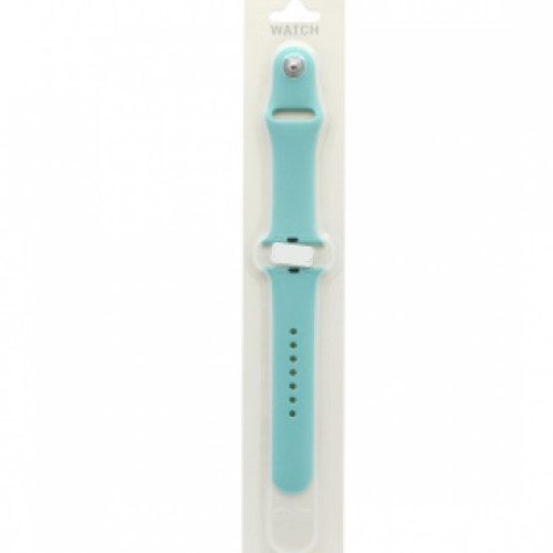 Силиконовый ремешoк MOBI для Apple Watch 38/40mm голубой (021) (L)