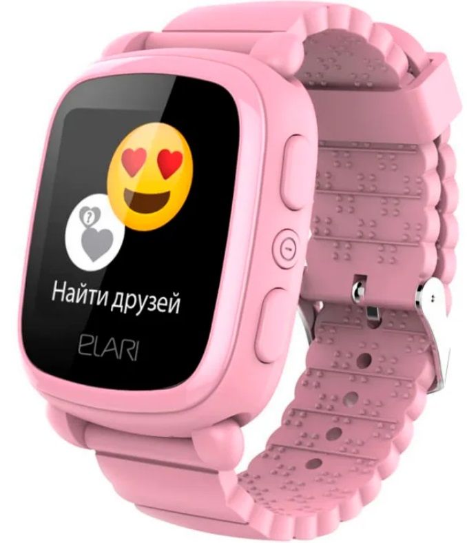 Умные часы ELARI KidPhone 2 (розовые) (Уценка)