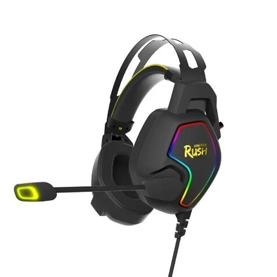 Наушники SMARTBUY RUSH AMBITION (SBHG-6300) черные/желтые