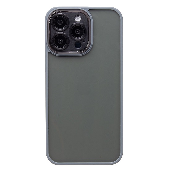 Задняя накладка PC090 для iPhone 15 Pro Max (gray) (232217)