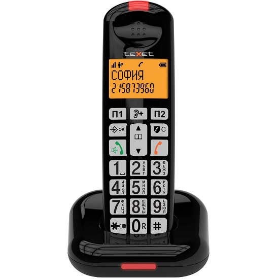 Радиотелефон TEXET TX-D7855A черный