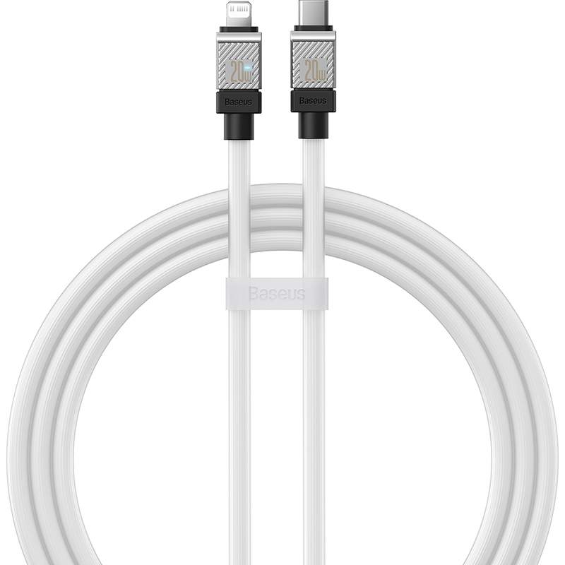 Кабель Lightning <--> Type-C  1.0м BASEUS CAKW000002 белый, 20W