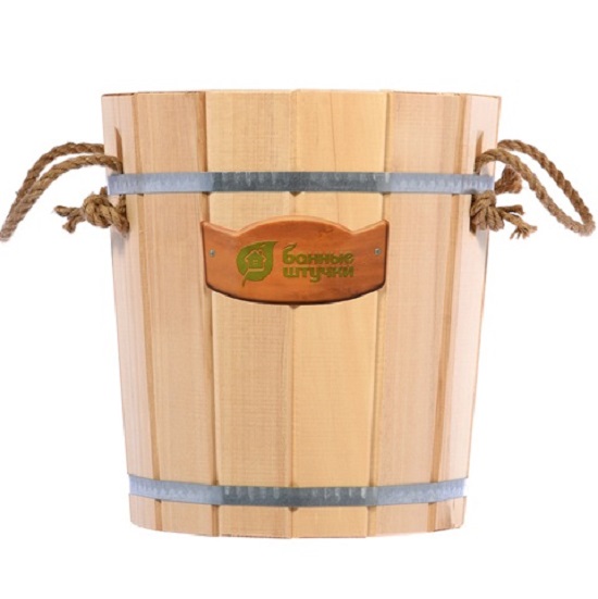 Запарник 12л БАННЫЕ ШТУЧКИ с пластиковой вставкой 3725