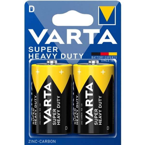 Элемент питания VARTA R20 Superlife BL-2