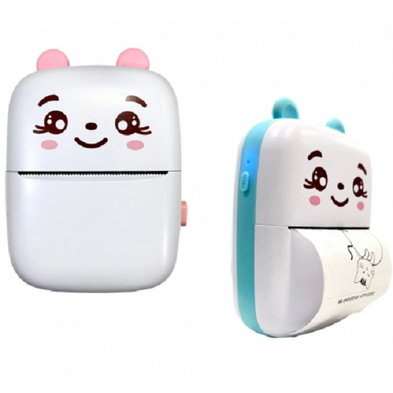 Детская портативная Мини-Камера Принтер Mini Printer Manuai мгновенная
печать