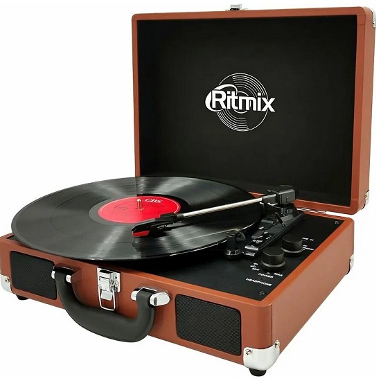 Виниловый проигрыватель RITMIX LP-160B Brown